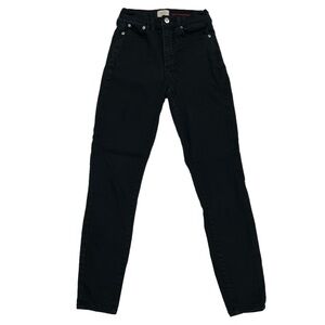 AO.LA By alice + olivia Straight Leg Skinny Black Jeans Size 25 Women's